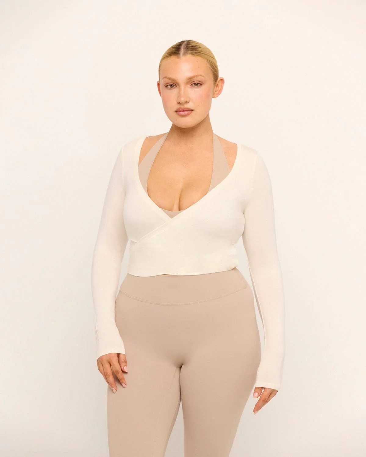 Ballet Wrap Top | Vanilla - Image 5