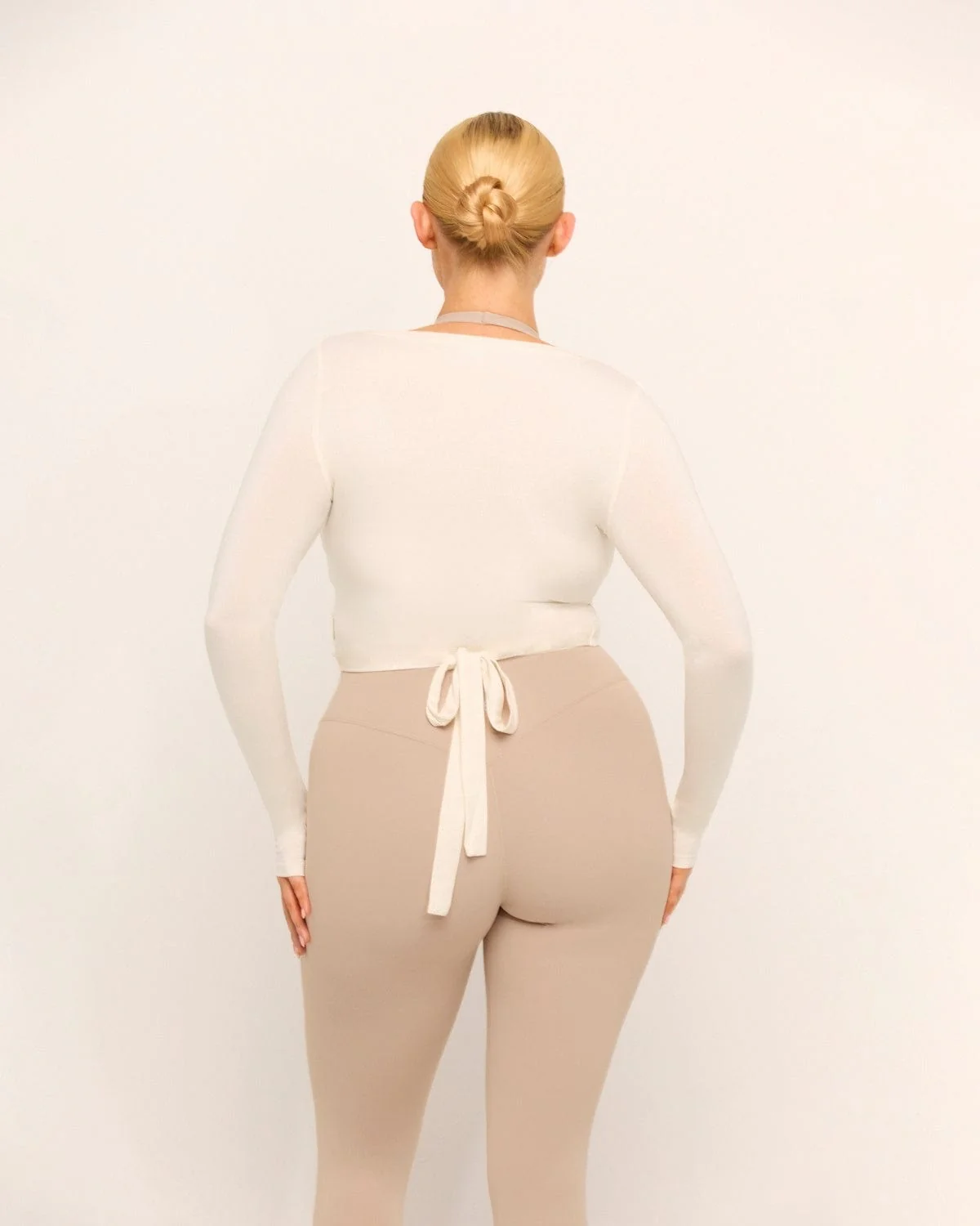 Ballet Wrap Top | Vanilla - Image 7