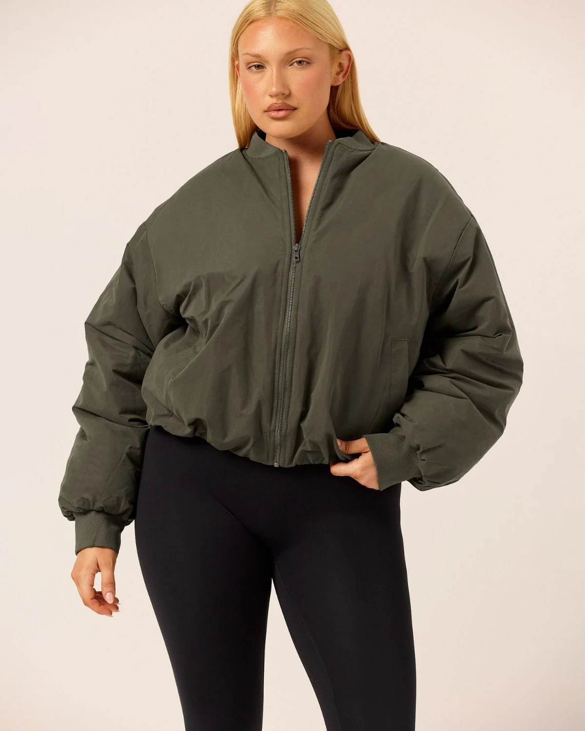 Bomber Jacket | Deep Olive - Image 12