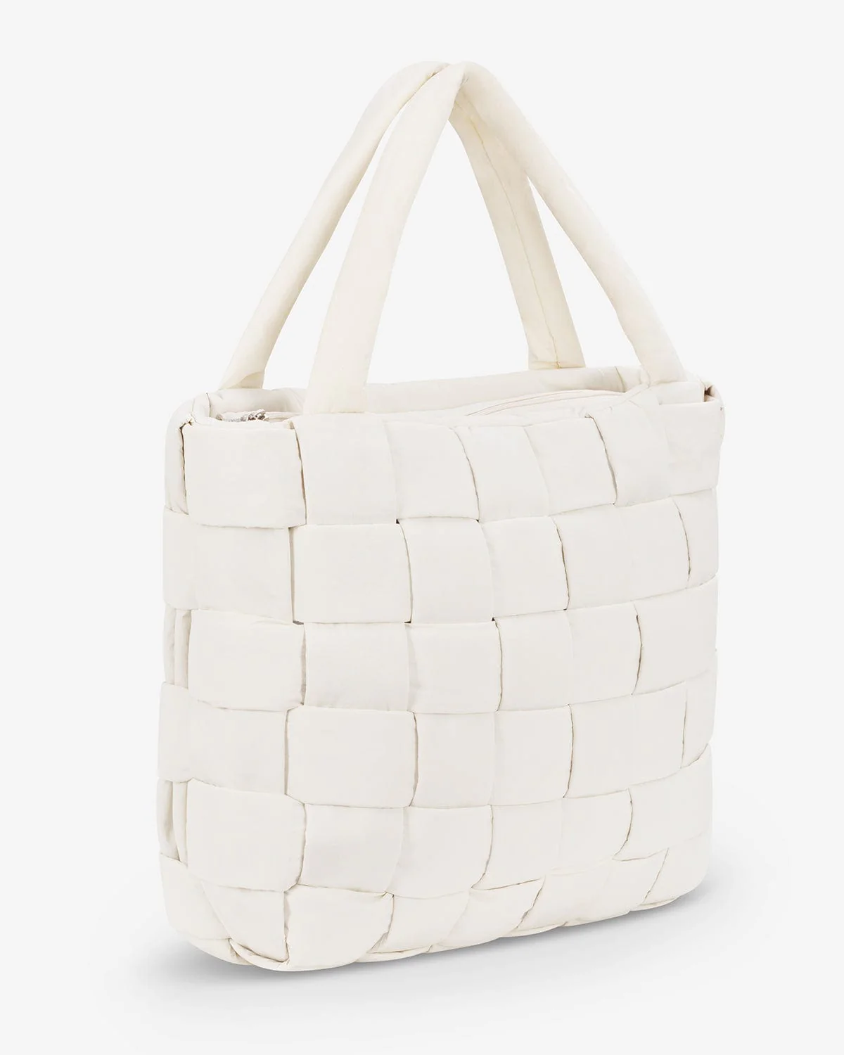 Puffer Tote Bag | Vanilla - Image 6