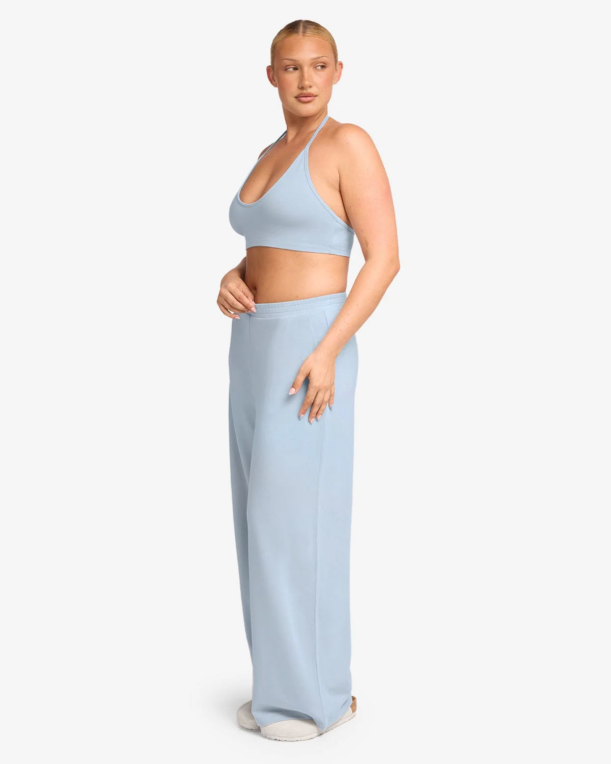 Everyday Wide Leg Pant | Dusty Blue - Image 8