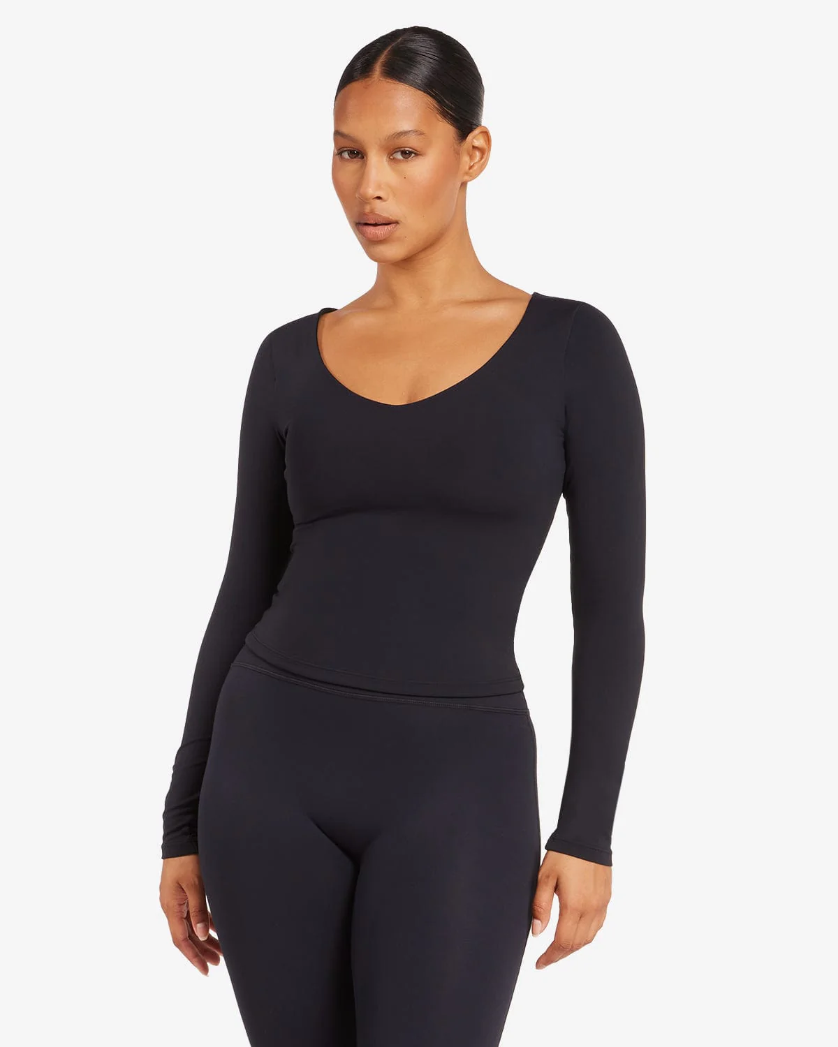 Form Alina Long Sleeve Top | Black - Image 6