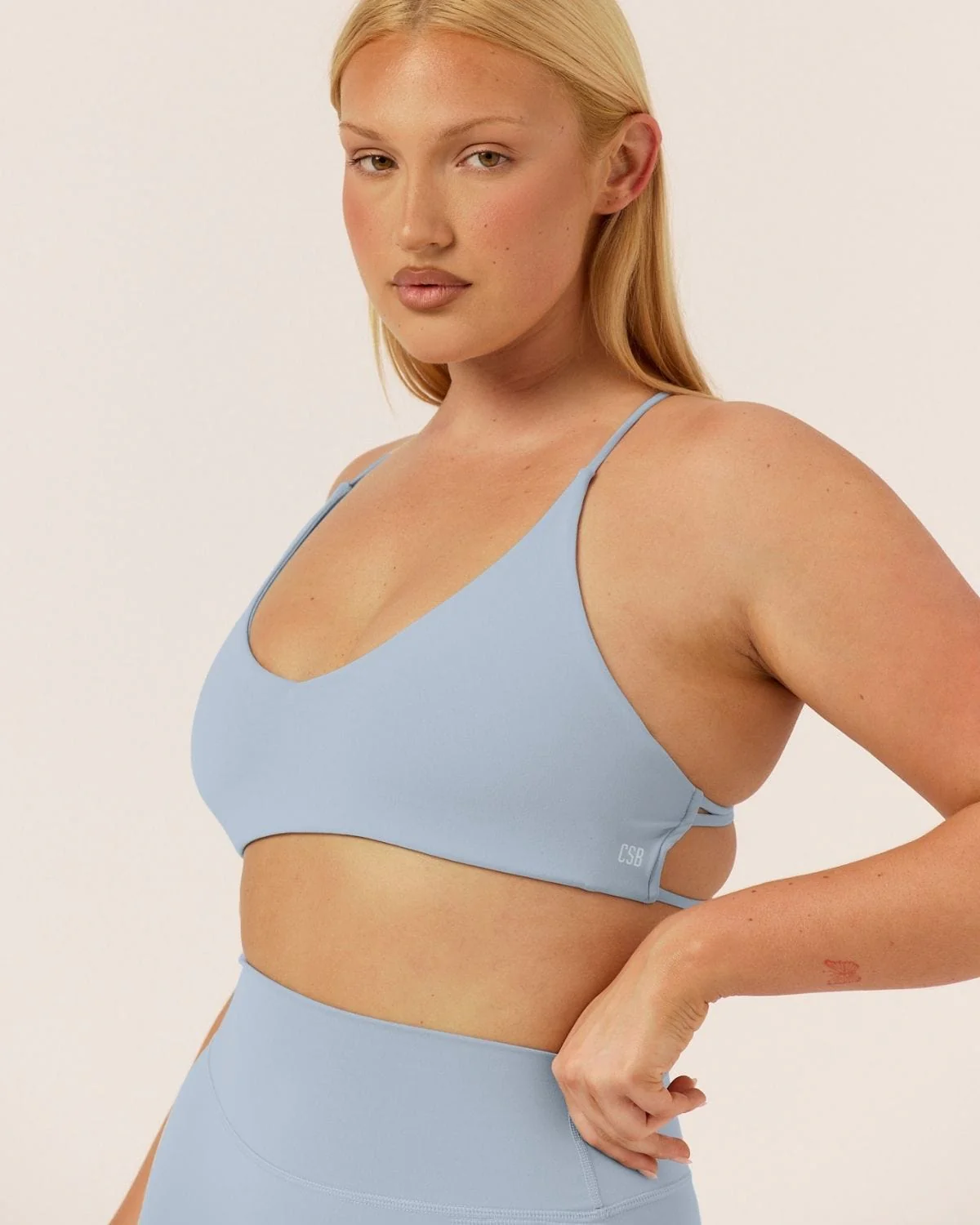 Form Hailey Crop | Dusty Blue - Image 4