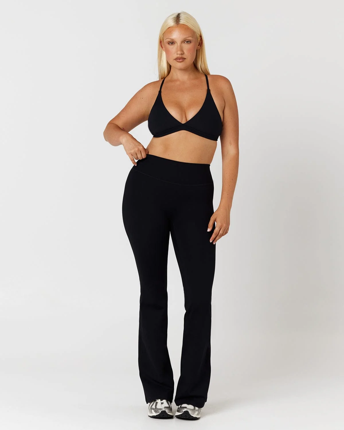 Form Invisible Scrunch Flare Leggings | Black - Image 4