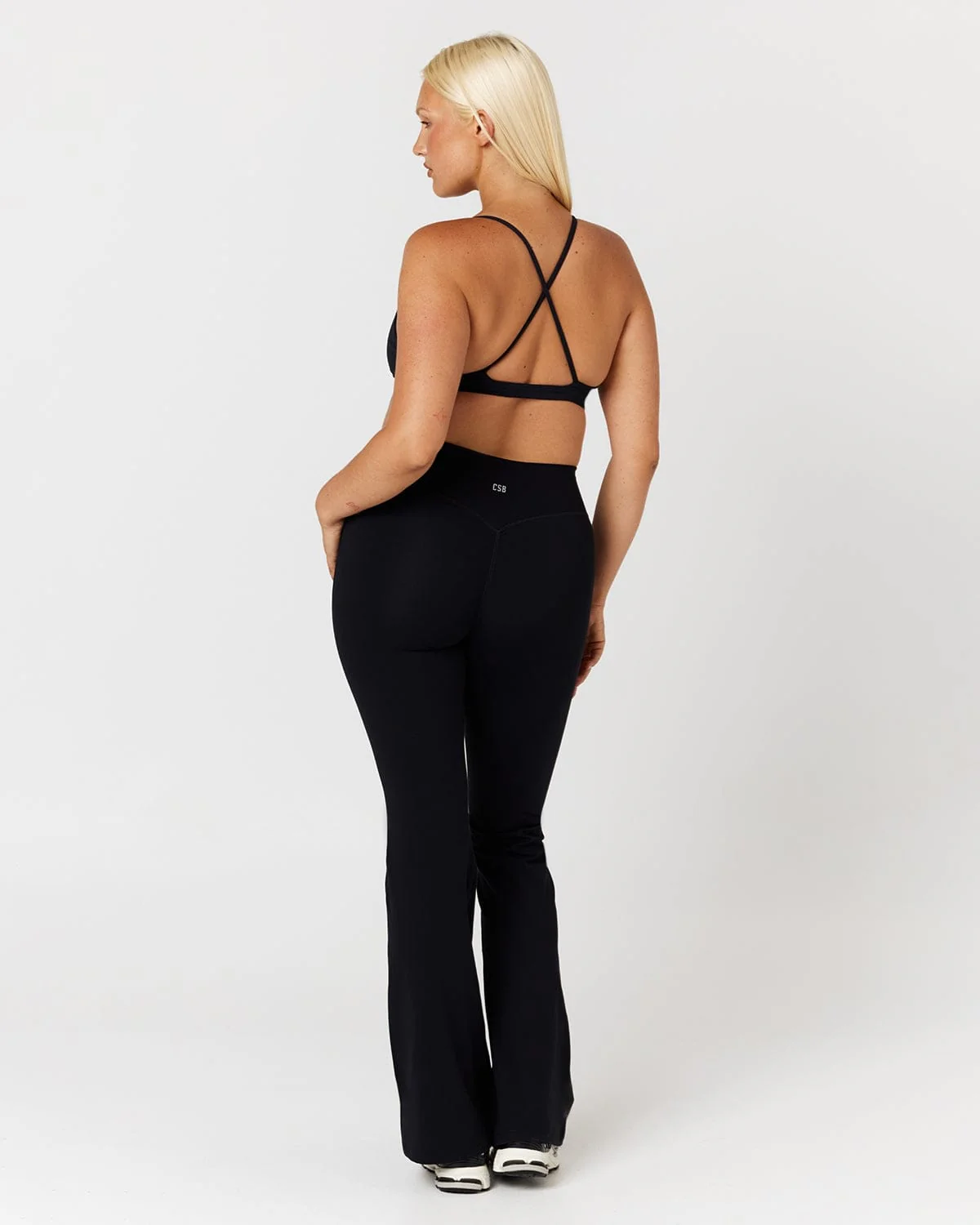 Form Invisible Scrunch Flare Leggings | Black - Image 6