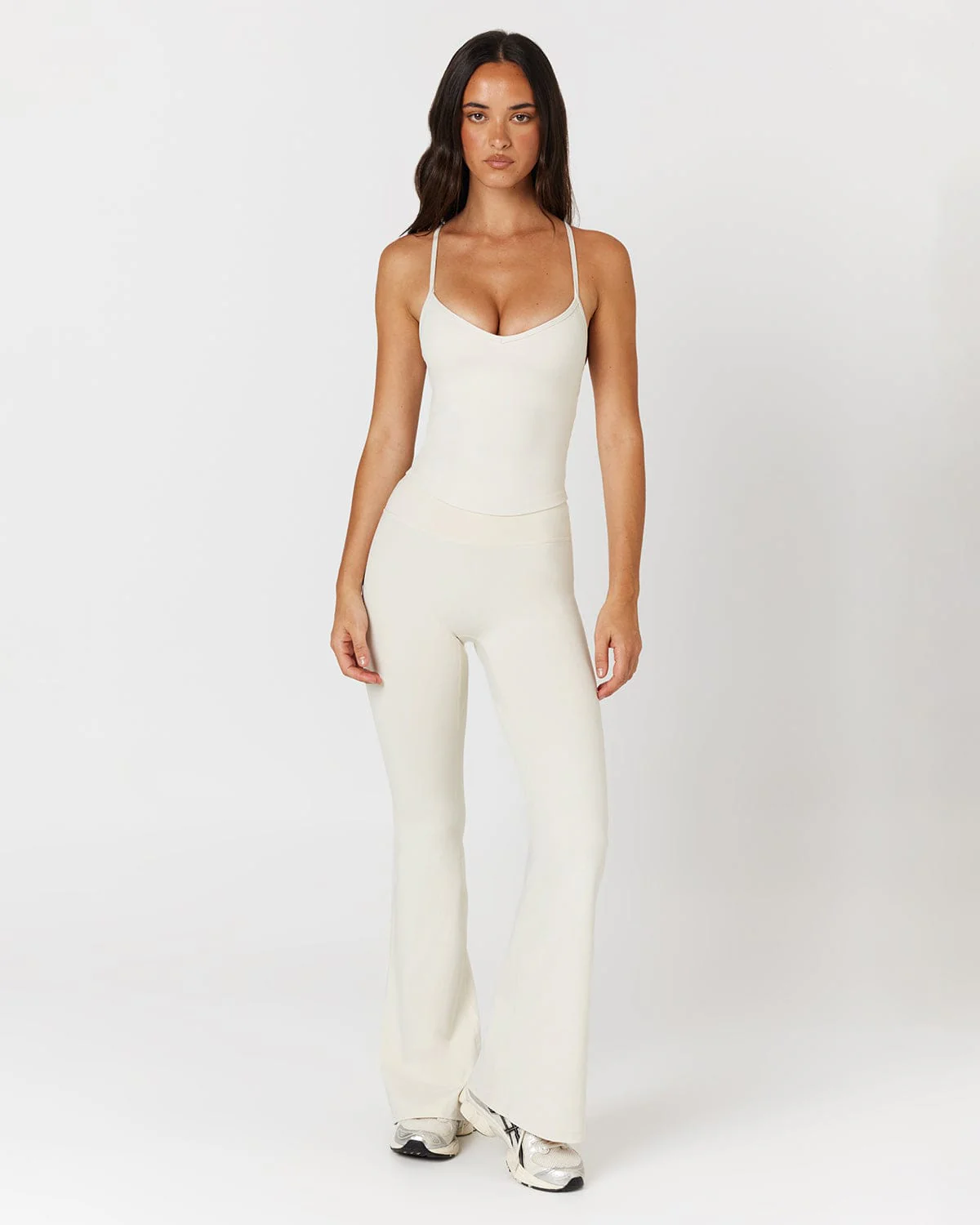 Form Invisible Scrunch Flare Leggings | Vanilla - Image 4