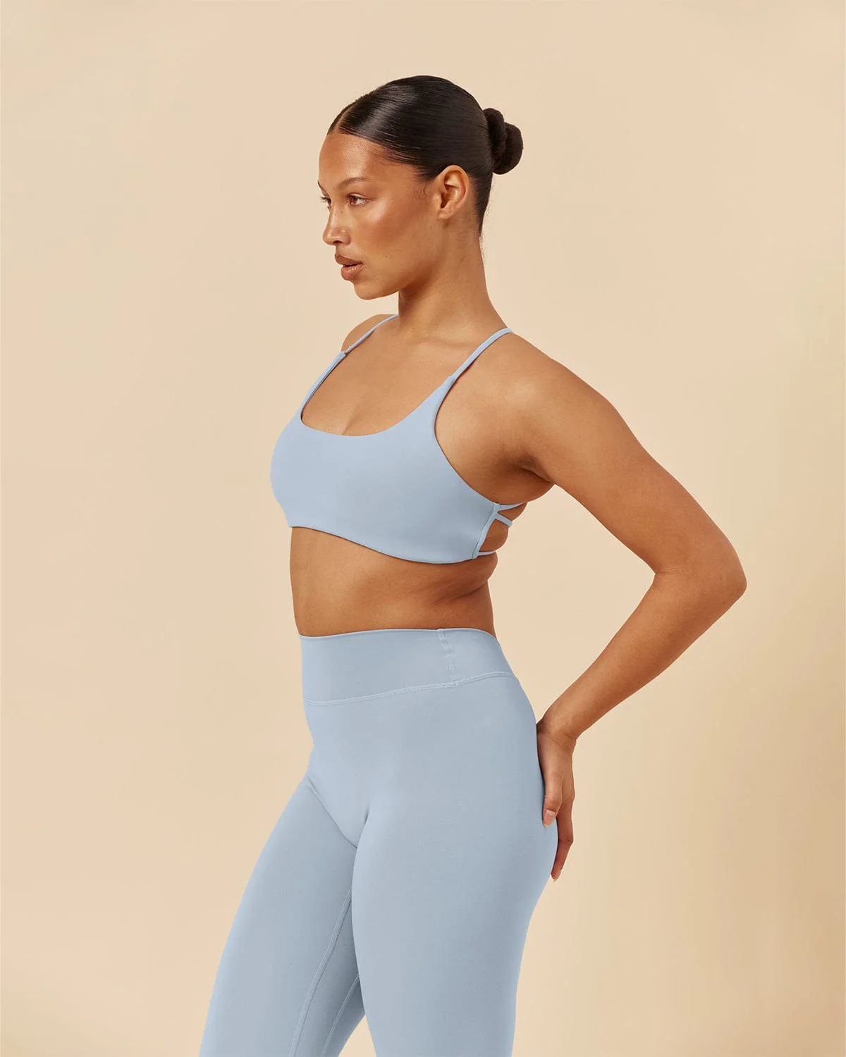 Form Lexi Support Crop | Dusty Blue - Image 9