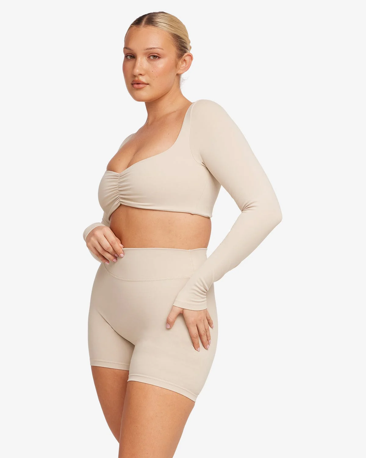 Form Margo Long Sleeve Top | Fawn - Image 7