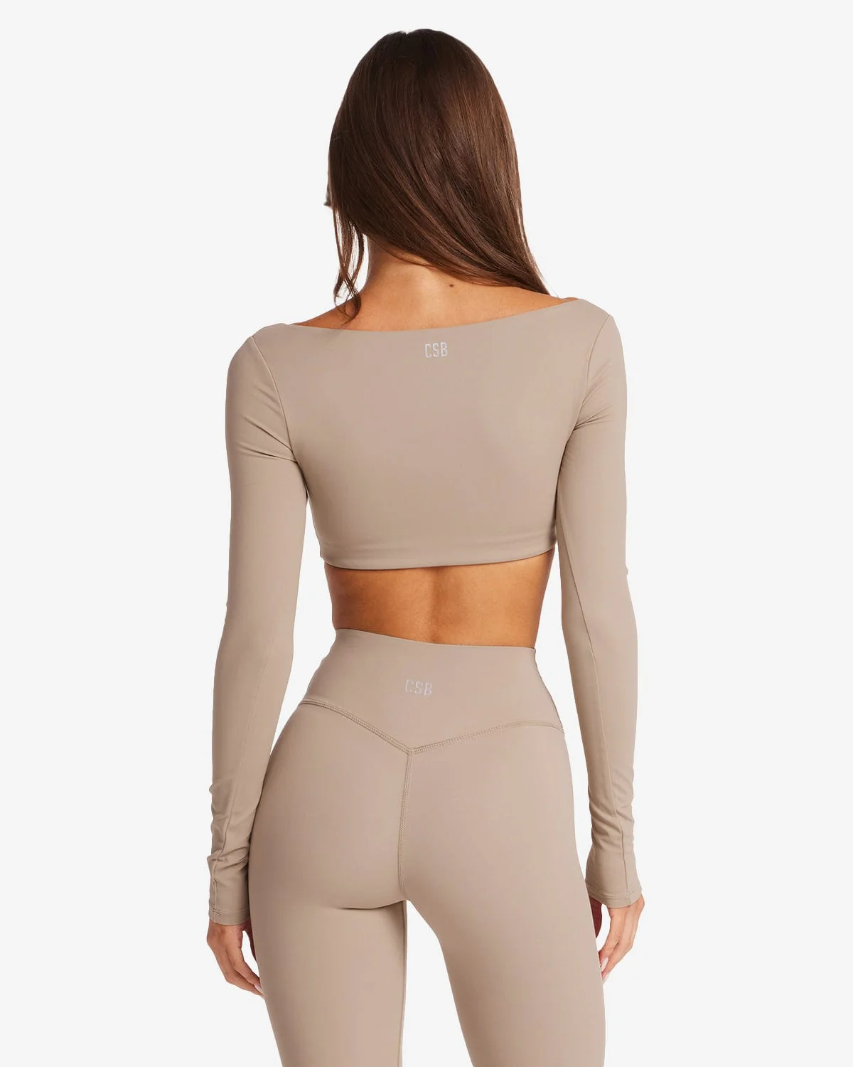 Freedom Scoop Long Sleeve Crop | Almond - Image 4