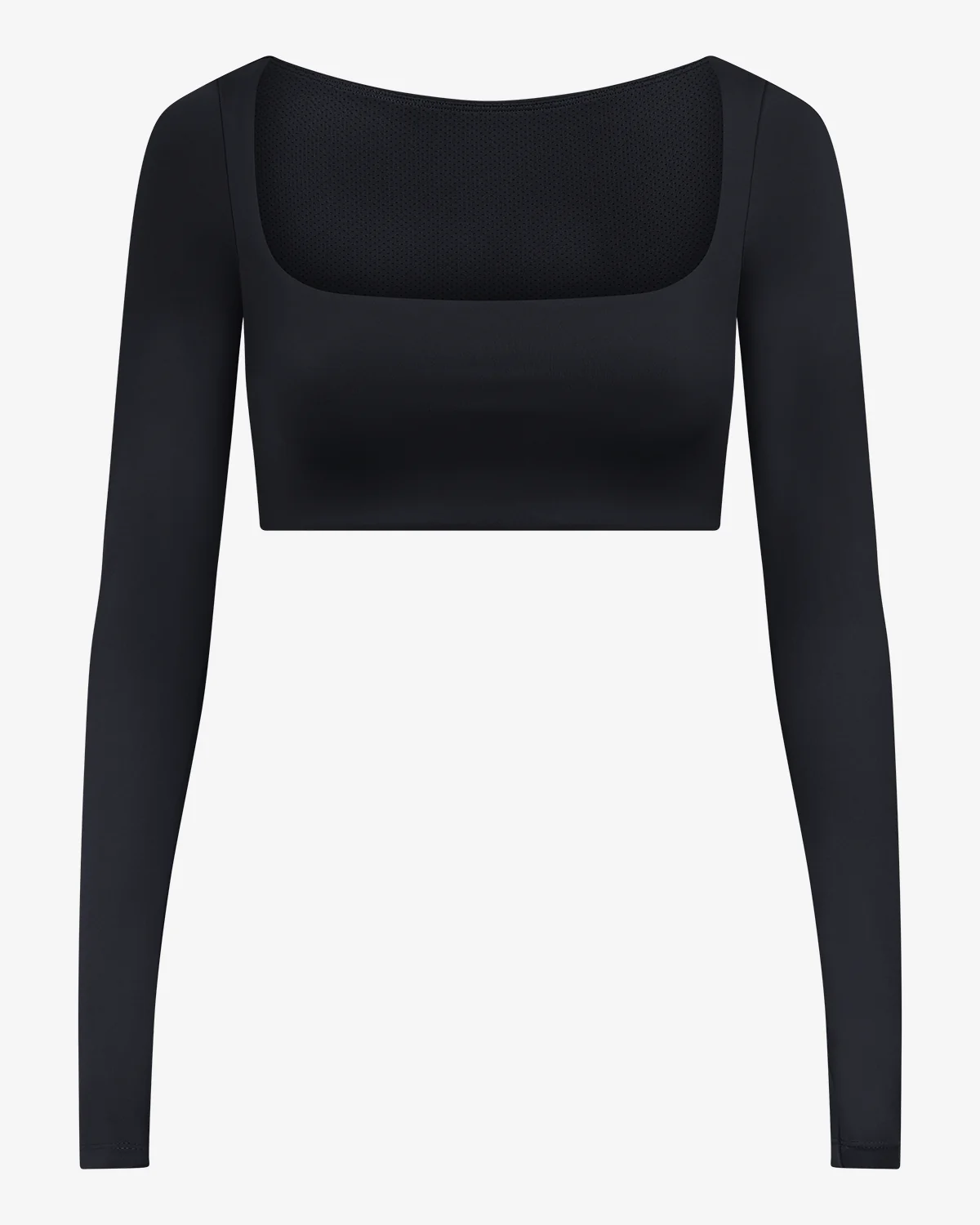 Freedom Scoop Long Sleeve Crop | Black - Image 7