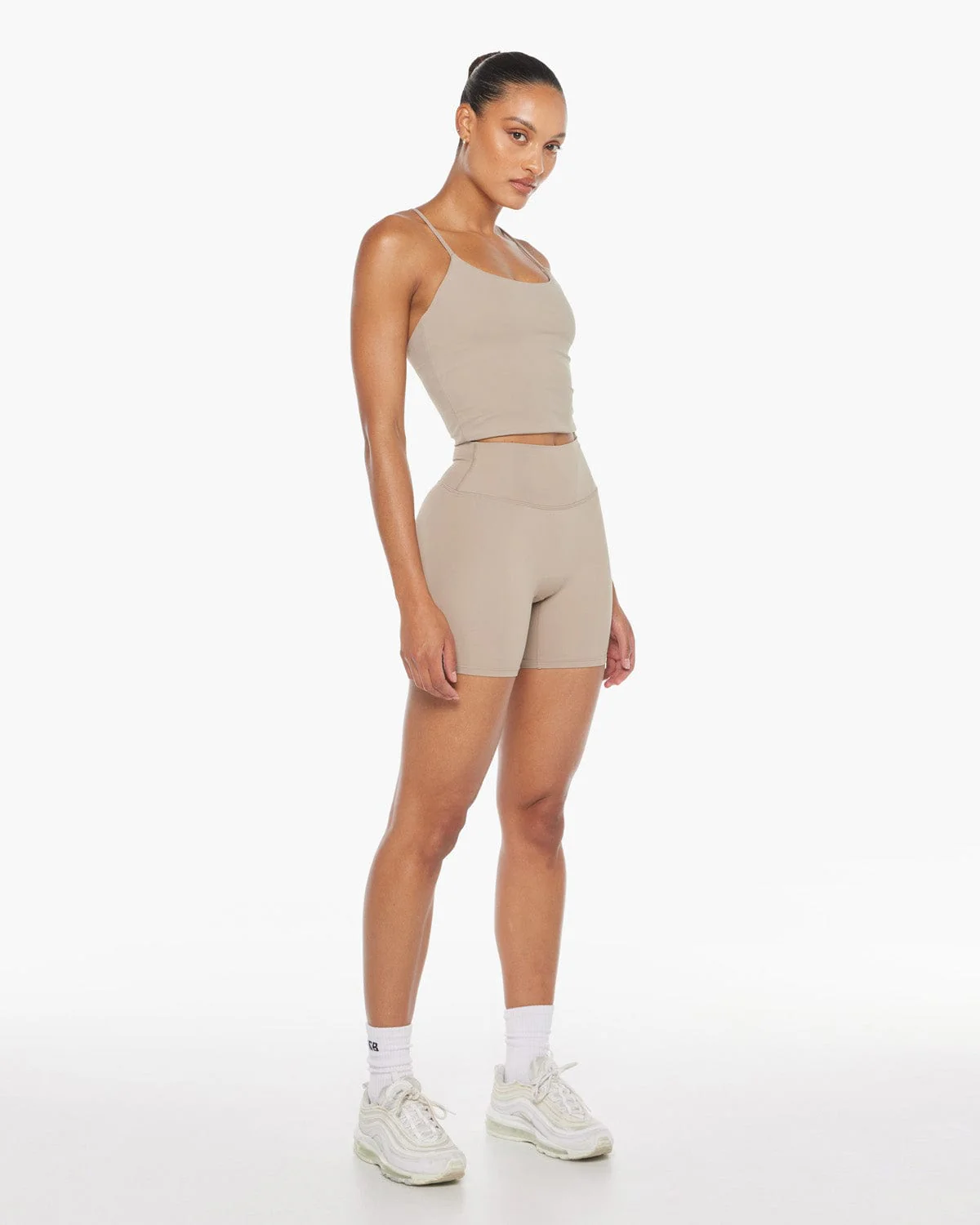 Freedom Scrunch Shorts 6" | Almond - Image 3