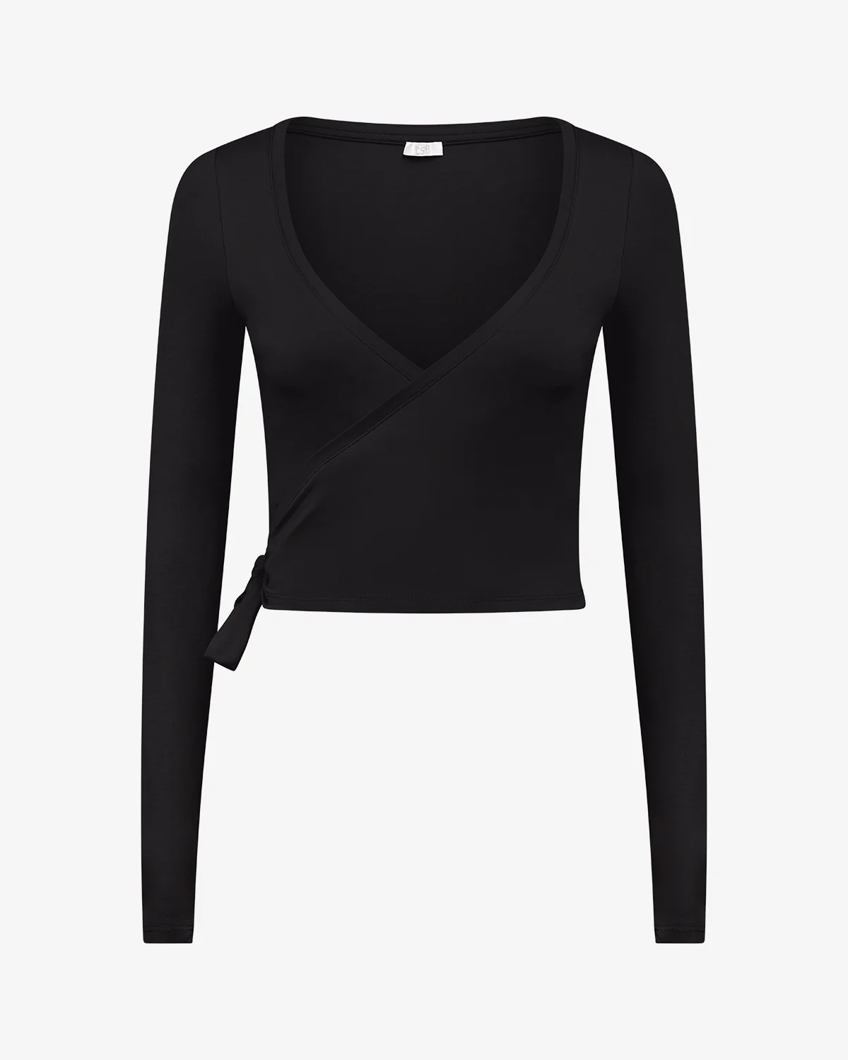 Ballet Wrap Top | Black - Image 5
