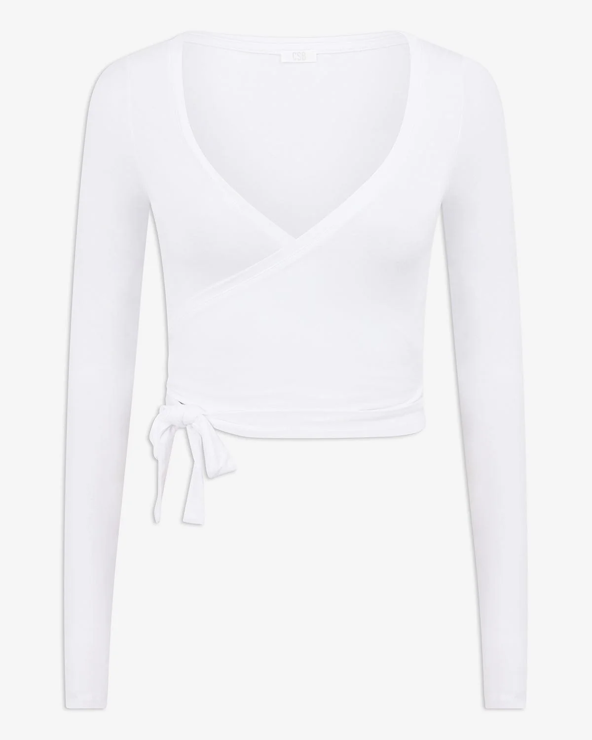 Ballet Wrap Top | White - Image 4