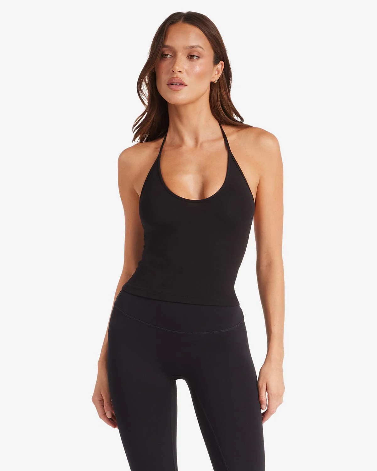 Halter Tie Tank | Black - Image 10