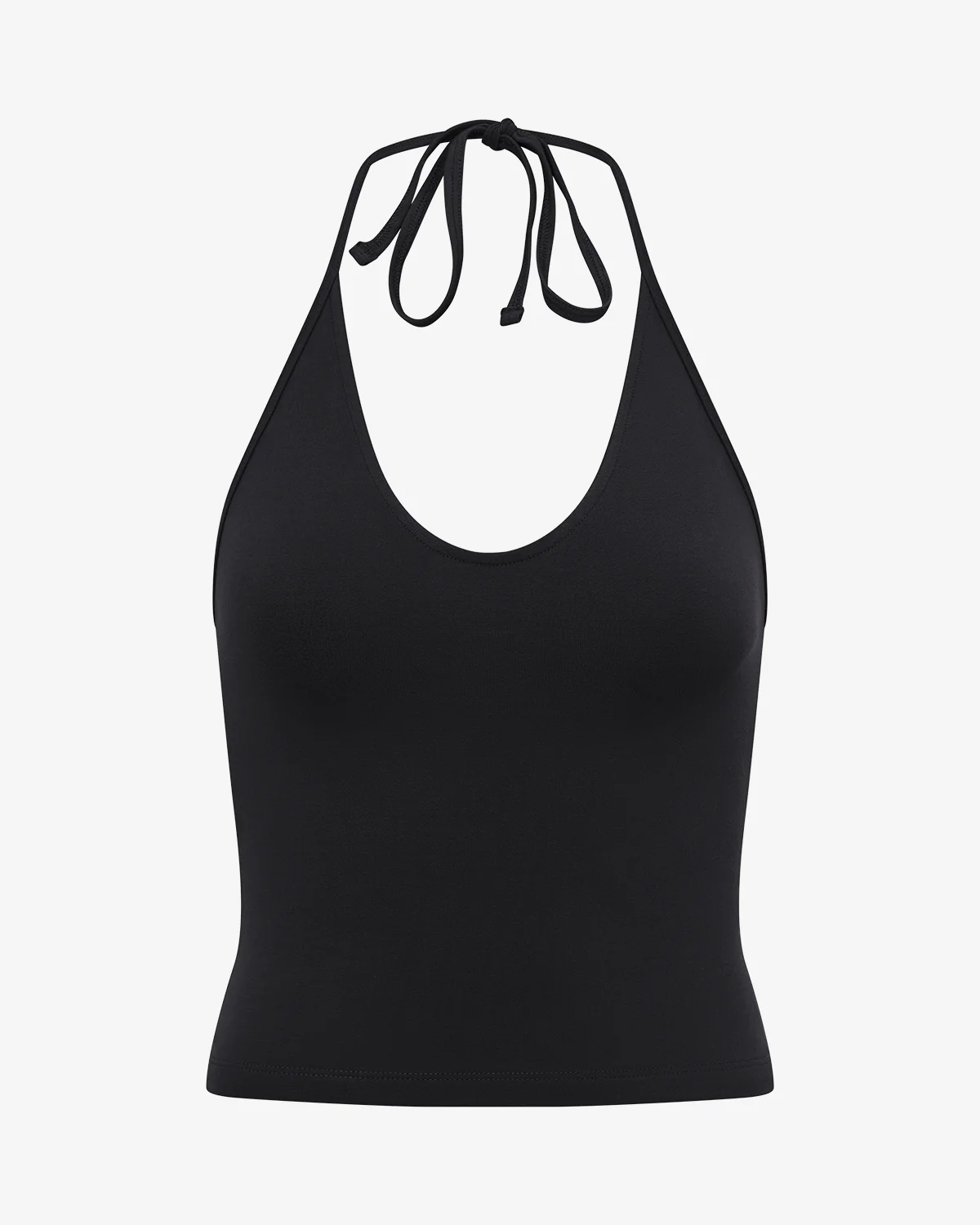 Halter Tie Tank | Black - Image 5
