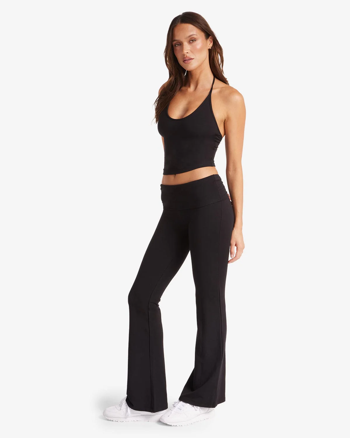 Jersey Flare Pant | Black - Image 11
