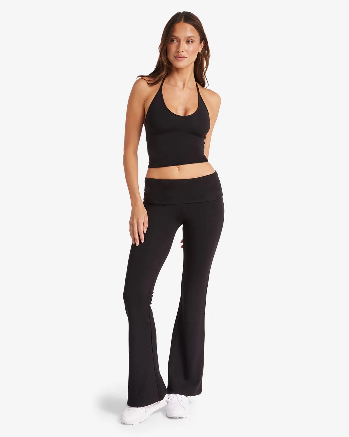 Jersey Flare Pant | Black - Image 9