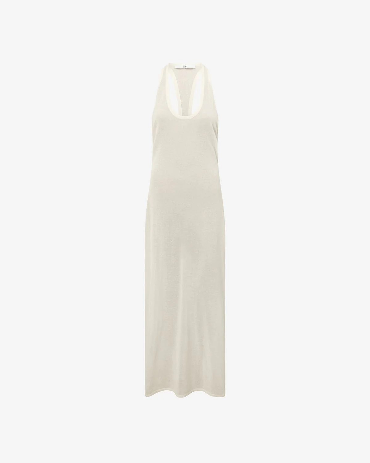 Racerback Slip Maxi Dress | Coconut - Image 4