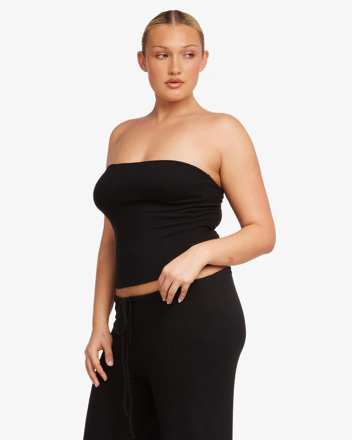 Terry Longline Bandeau | Black - Image 9
