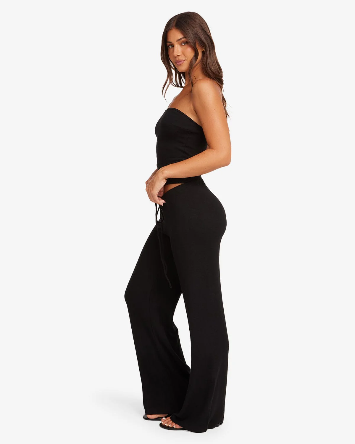 Terry Resort Pant | Black - Image 7