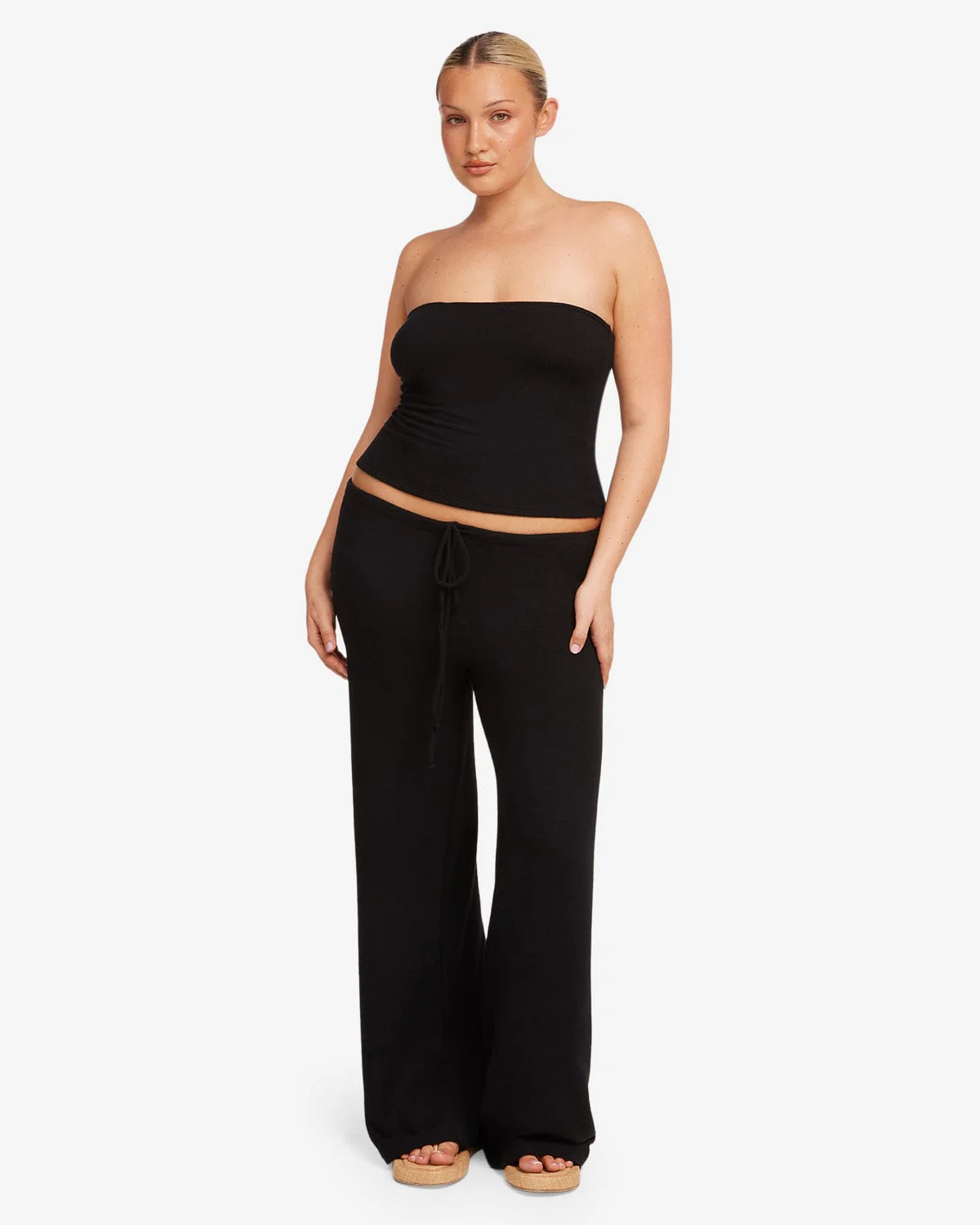 Terry Resort Pant | Black - Image 9