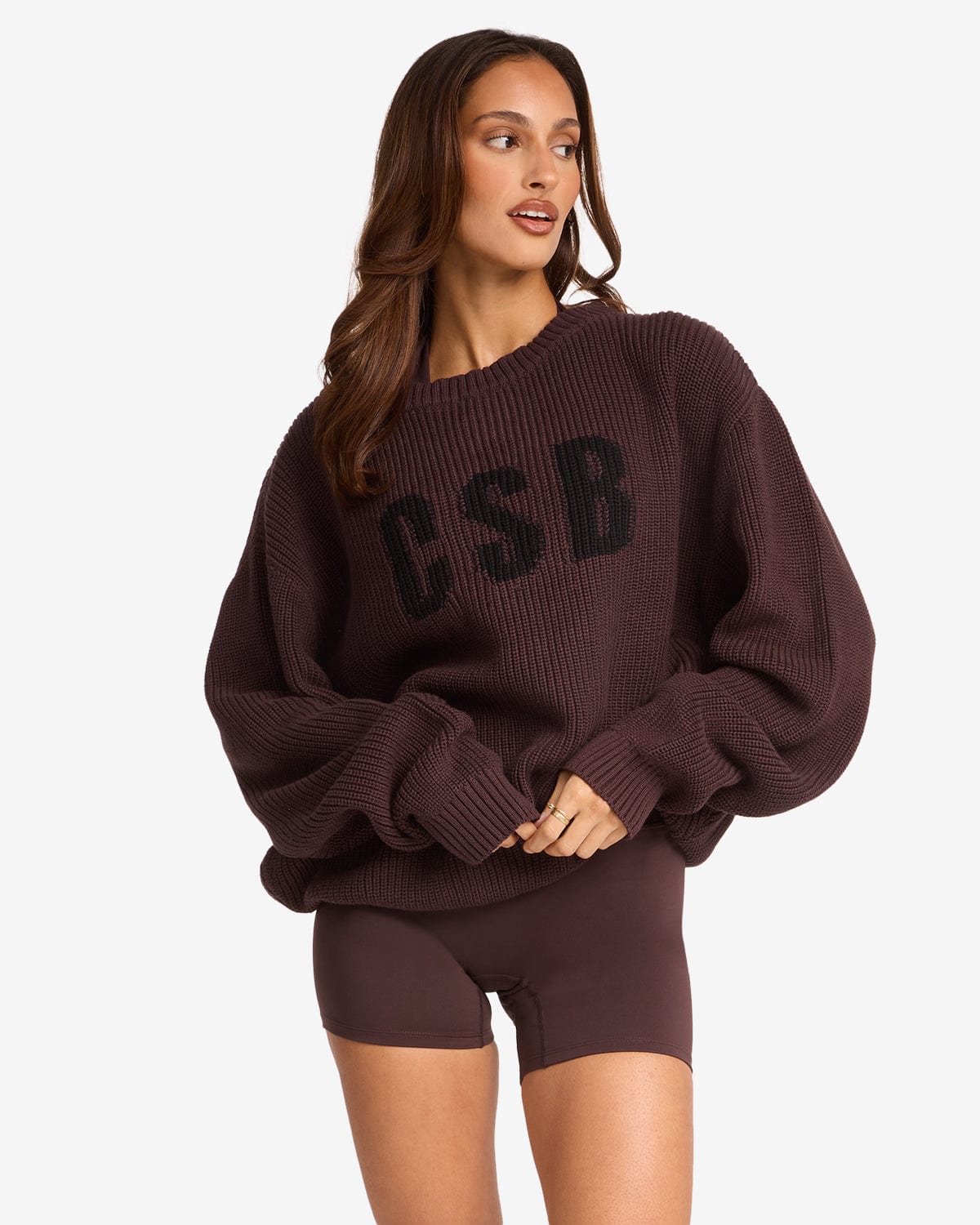 Off Shoulder Knit Sweater | Espresso - Image 11