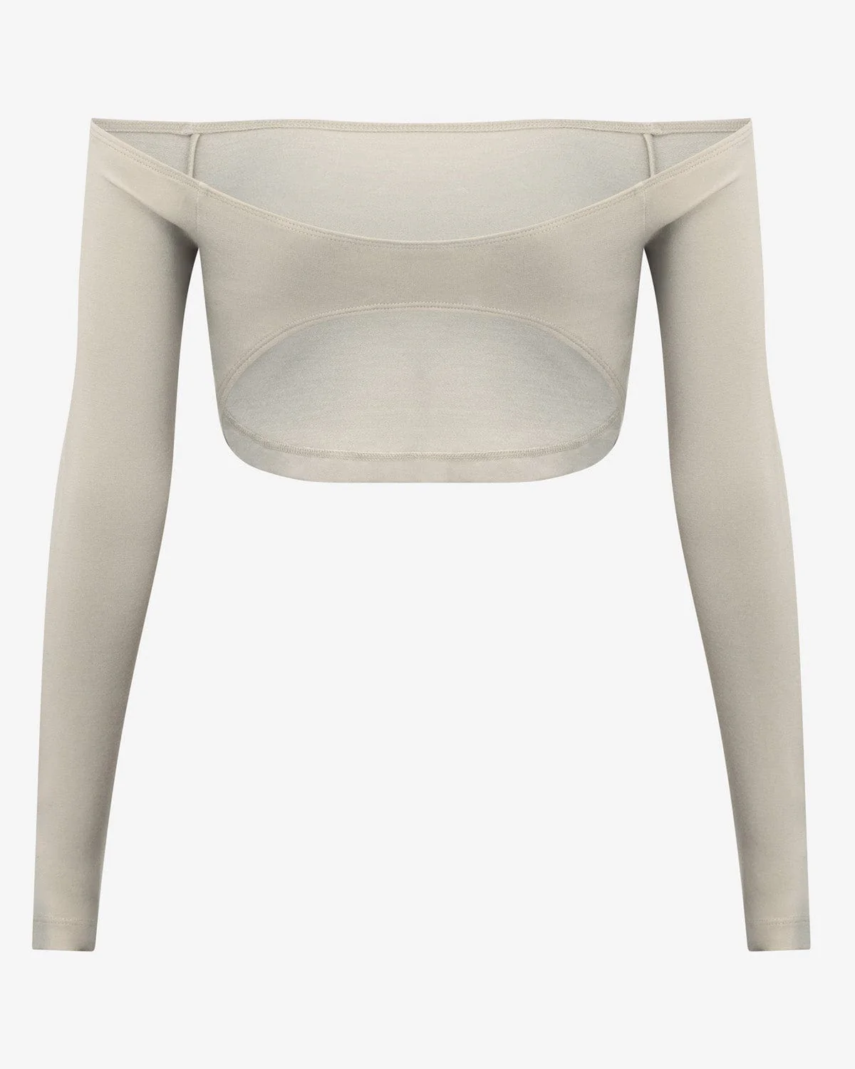 Open Back Long Sleeve Top | Oak - Image 5