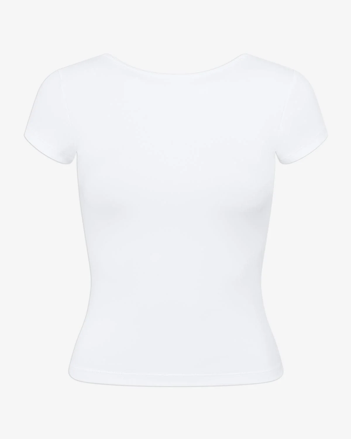 Open Back Tee | White - Image 4