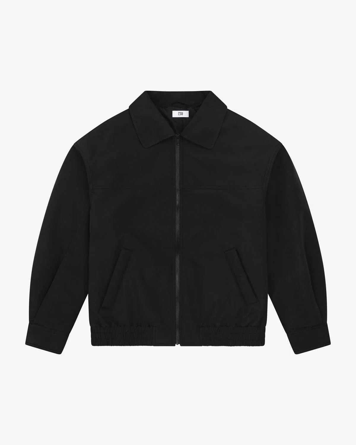Oversized Bomber Jacket | Black - Image 5