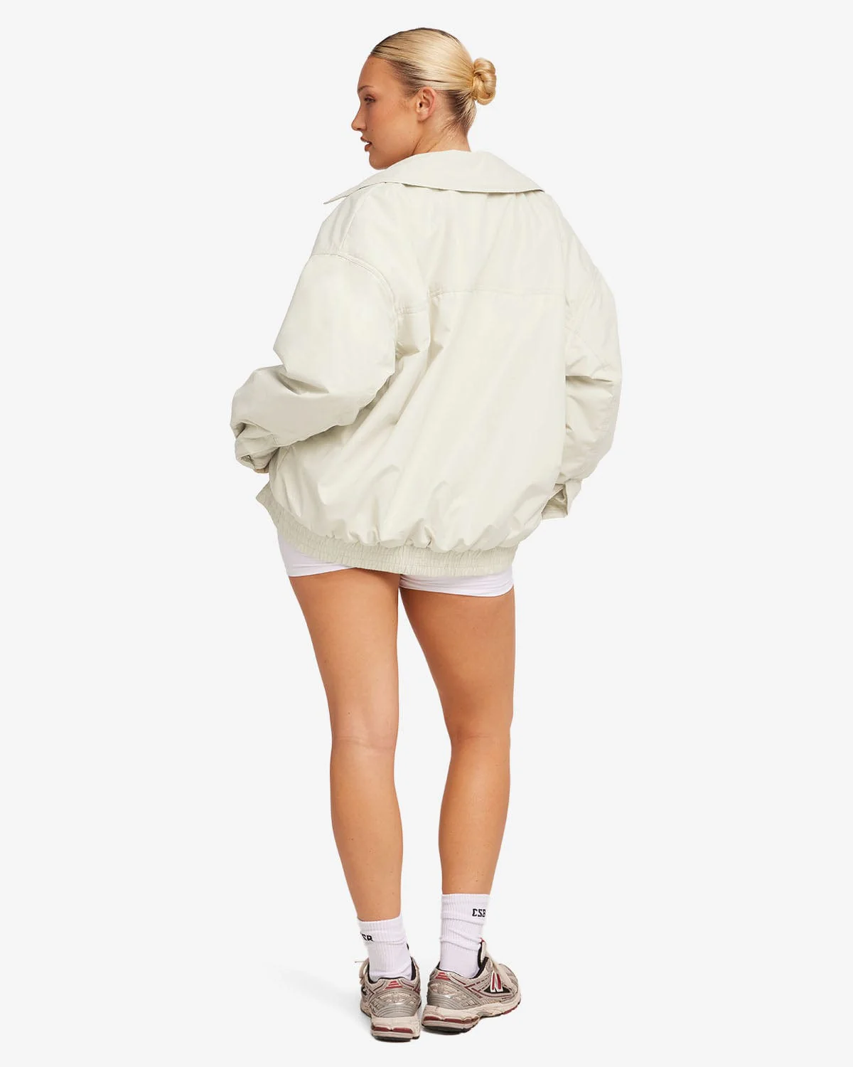 Oversized Bomber Jacket | Oak - Image 10