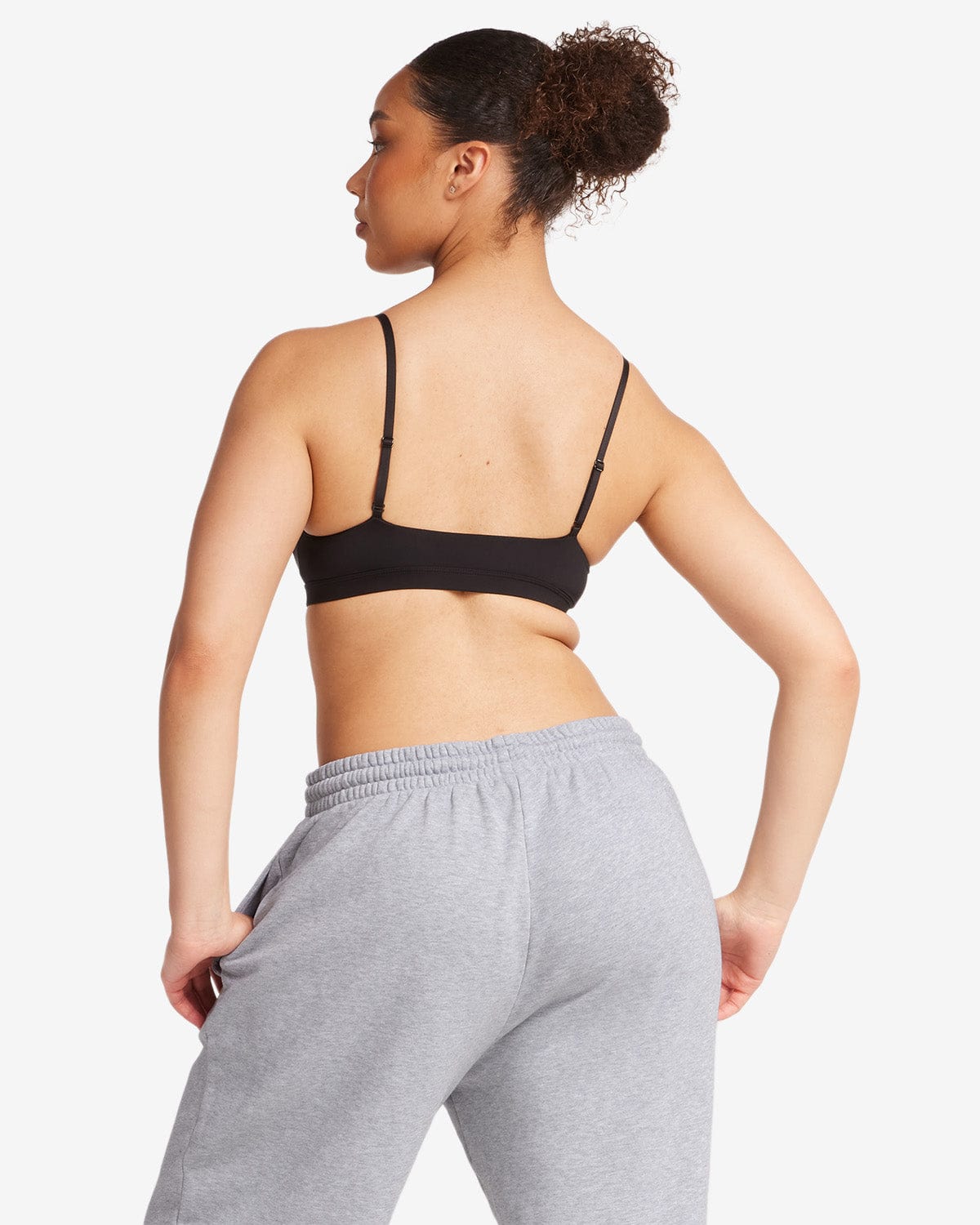 Scoop Neck Bralette | Black - Image 7