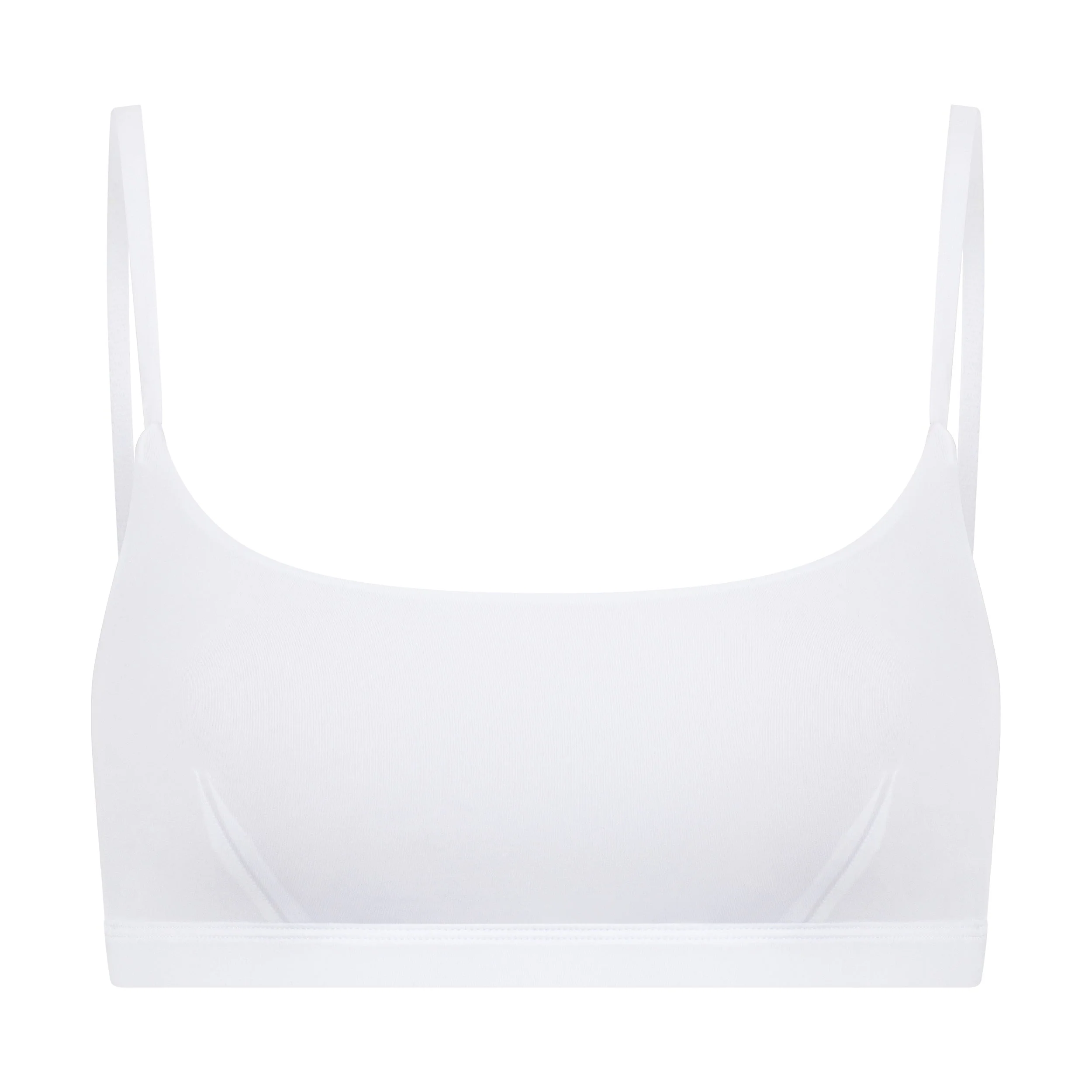 Scoop Neck Bralette | White - Image 4
