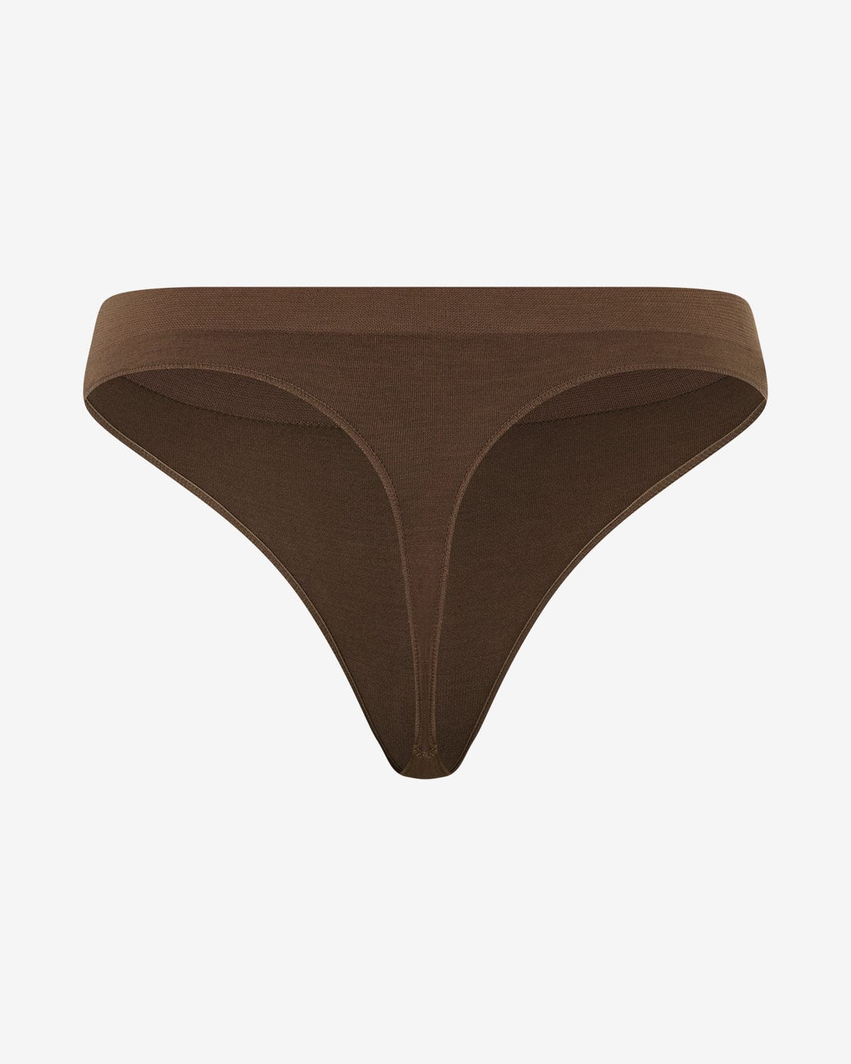 Seamless Bamboo Thong | Chocolate - Image 5