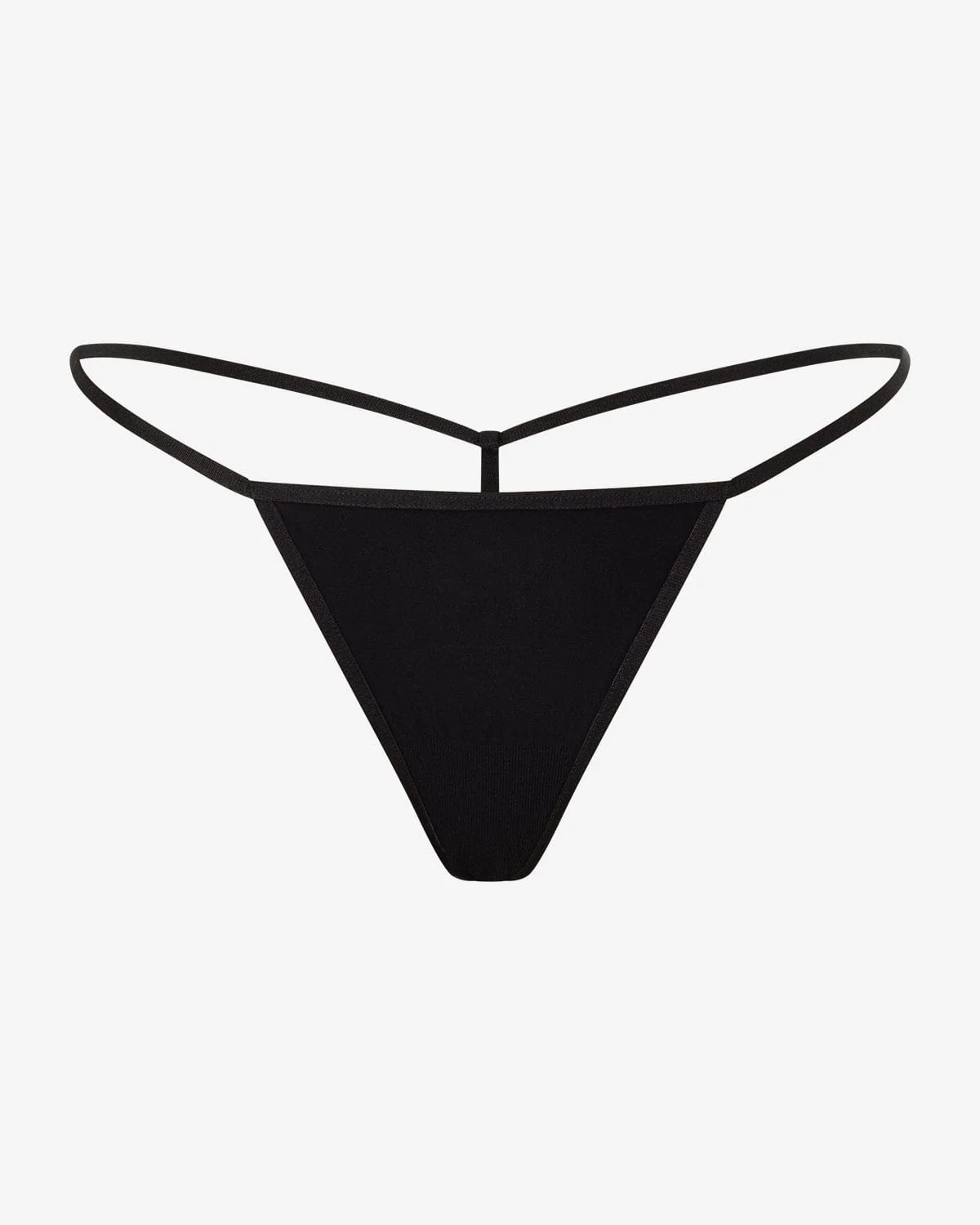 Seamless Bamboo T-String | Black - Image 4