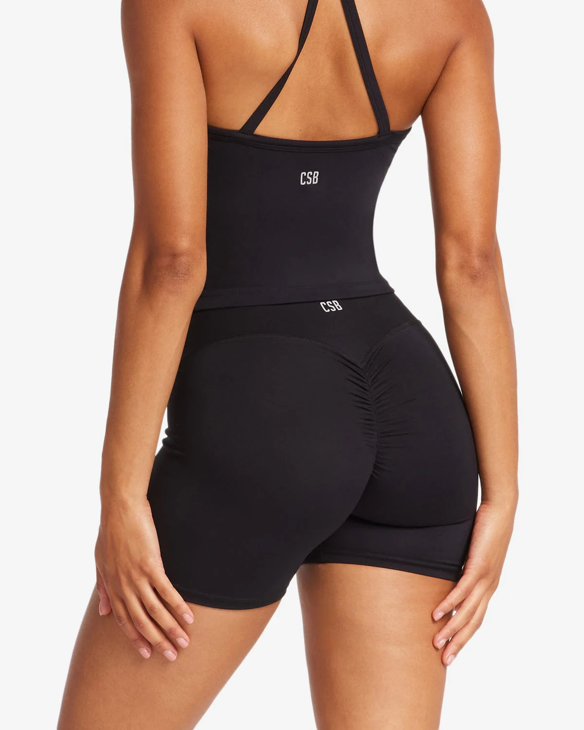 Serenity Scrunch Shorts 4" | Black - Image 5