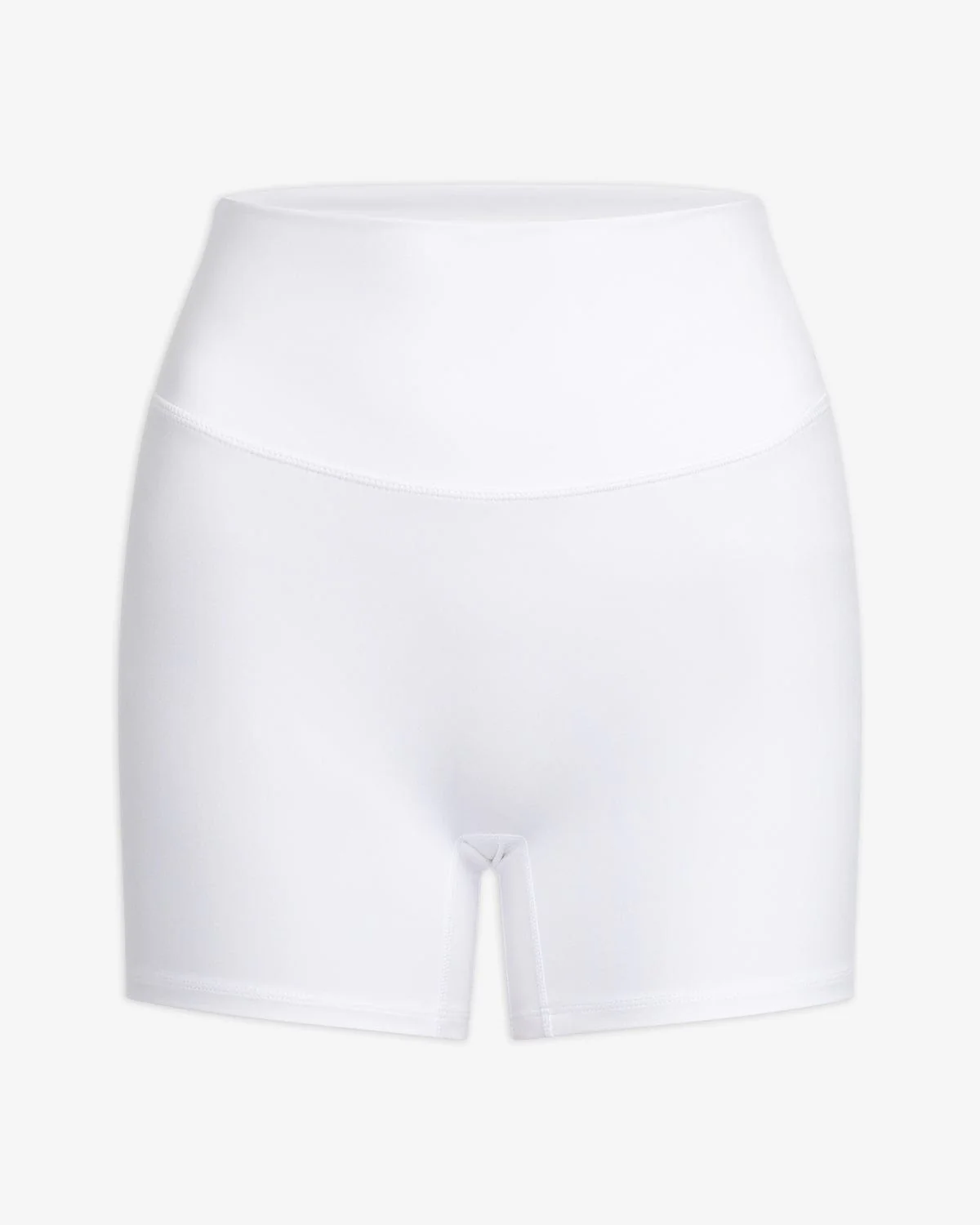 Serenity Scrunch Shorts 4" | White - Image 7